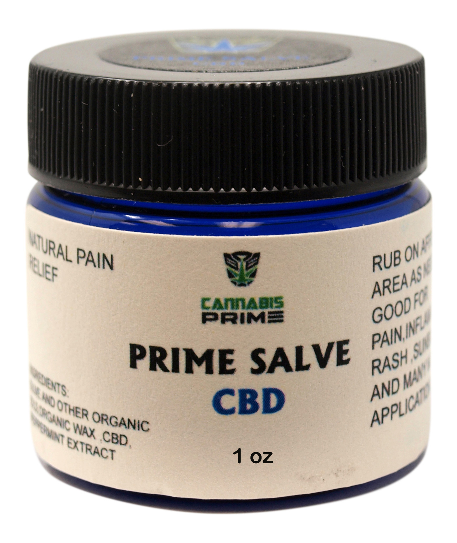 CBD Hemp Cream Salve, 1 oz. CBD Hemp Cream Salve, 1 oz.